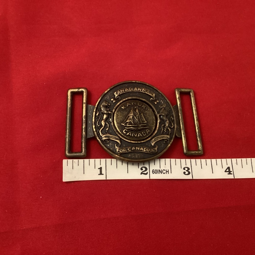 Kanuk Canada Canadian made for Canadian belt buckle - Picture 4 of 6